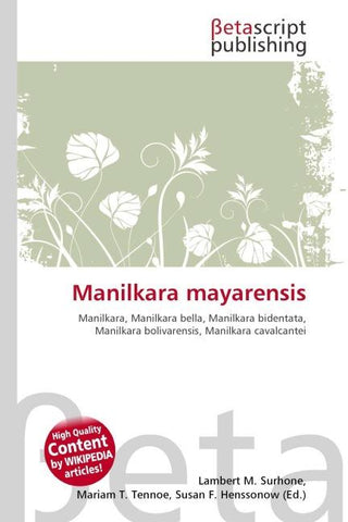 Manilkara mayarensis