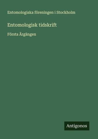 Entomologisk tidskrift