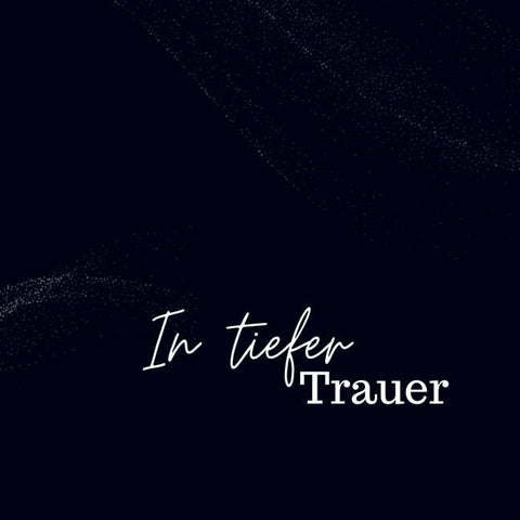 Kondolenzbuch- In tiefer Trauer