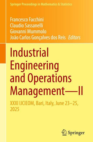 Industrial Engineering and Operations Management—II
