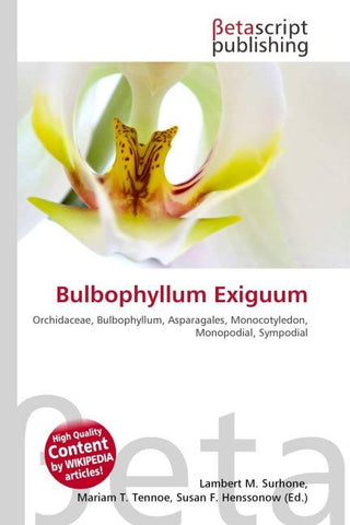 Bulbophyllum Exiguum