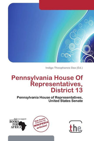 Pennsylvania House Of Representatives, District 13