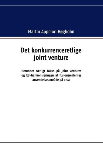 Det konkurrenceretlige joint venture
