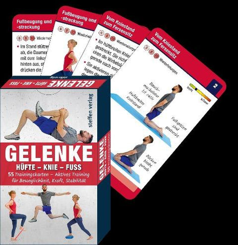 Trainingskarten Gelenke: Hüfte – Knie – Fuß