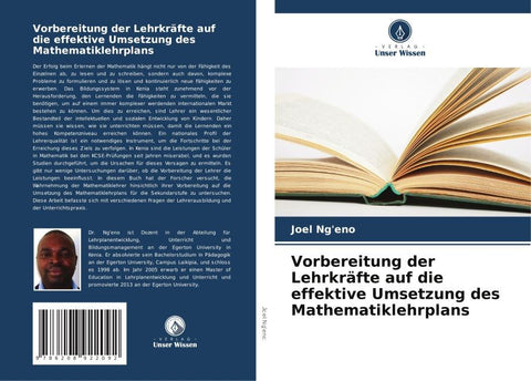 Vorbereitung der Lehrkräfte auf die effektive Umsetzung des Mathematiklehrplans
