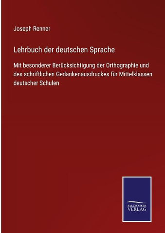 Lehrbuch der deutschen Sprache