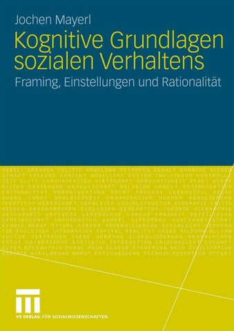 Kognitive Grundlagen sozialen Verhaltens