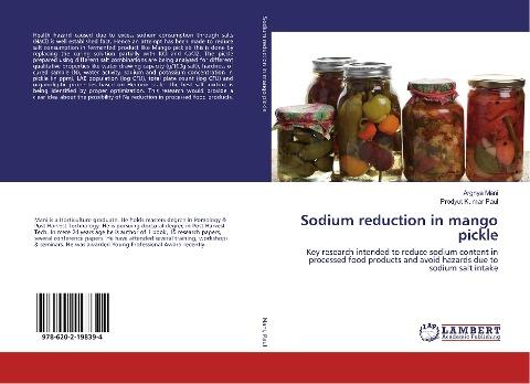 Sodium reduction in mango pickle