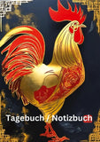 Tagebuch / Notizbuch  Chinesische Tierkreis  Hahn