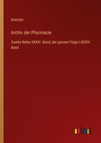 Archiv der Pharmacie