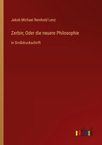Zerbin; Oder die neuere Philosophie
