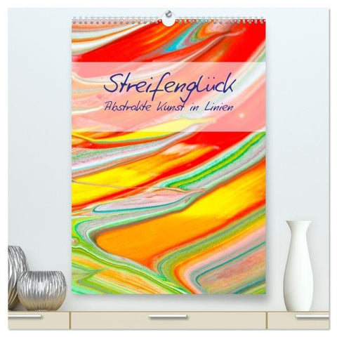Streifenglück (hochwertiger Premium Wandkalender 2026 DIN A2 hoch), Kunstdruck in Hochglanz