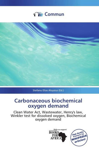 Carbonaceous biochemical oxygen demand
