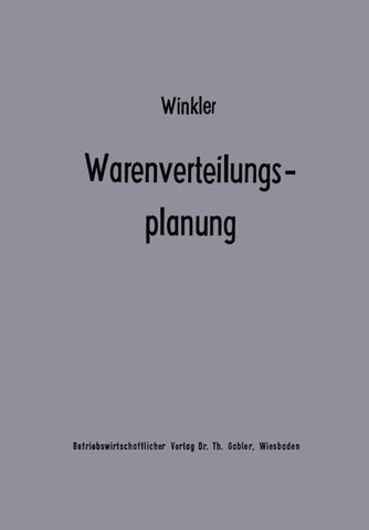 Warenverteilungsplanung