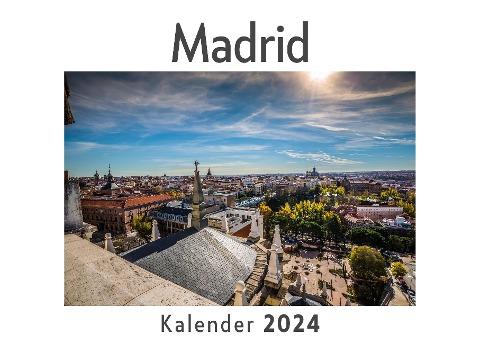 Madrid (Wandkalender 2024, Kalender DIN A4 quer, Monatskalender im Querformat mit Kalendarium, Das perfekte Geschenk)
