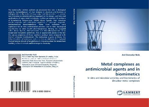 Metal complexes as antimicrobial agents and in biomimetics