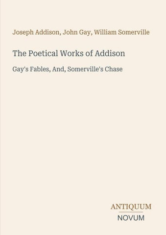 The Poetical Works of Addison