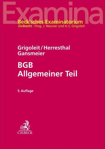 BGB Allgemeiner Teil