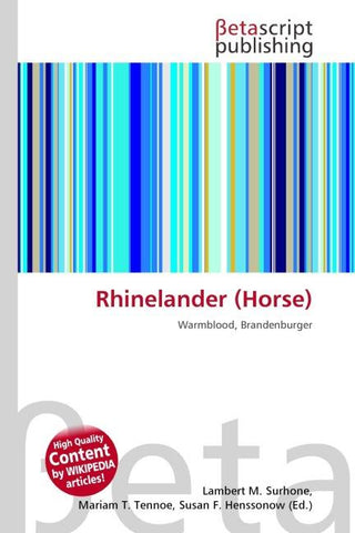 Rhinelander (Horse)