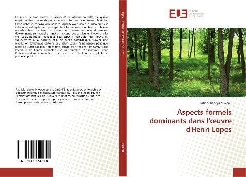 Aspects formels dominants dans l'¿uvre d'Henri Lopes