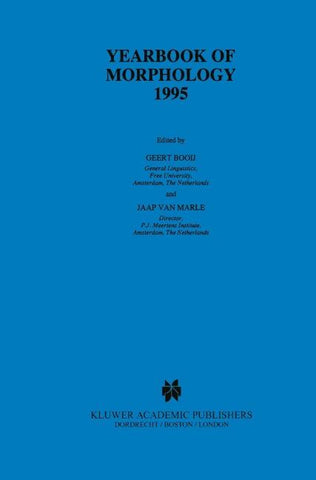 Yearbook of Morphology 1995