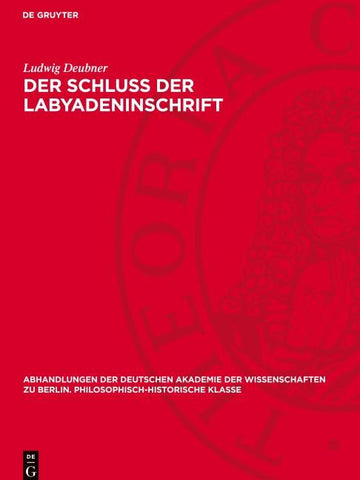 Der Schluß der Labyadeninschrift