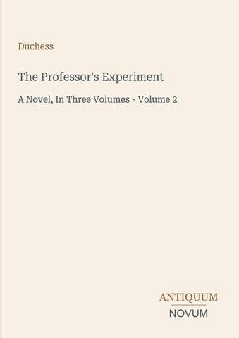 The Professor's Experiment