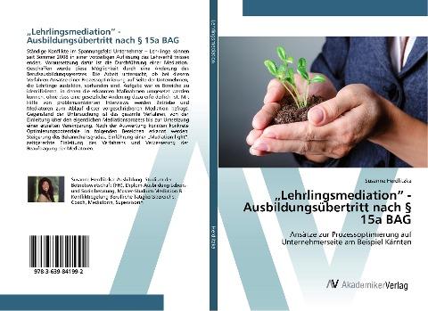 "Lehrlingsmediation" - Ausbildungsübertritt nach § 15a BAG