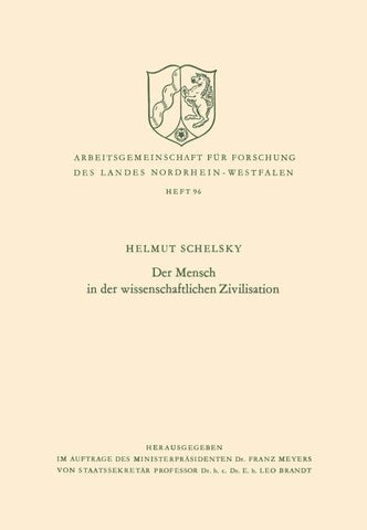 Der Mensch in der wissenschaftlichen Zivilisation