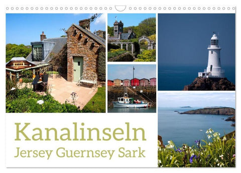 Kanalinseln - Jersey Guernsey Sark (Wandkalender 2026 DIN A3 quer), CALVENDO Monatskalender