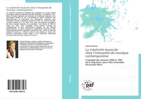 La créativité musicale chez l'interprète de musique contemporaine