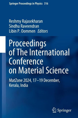 Proceedings of The International Conference on Material Science
