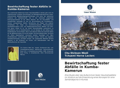 Bewirtschaftung fester Abfälle in Kumba-Kamerun