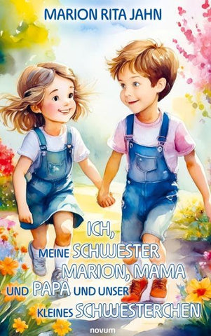 Ich, meine Schwester Marion, Mama und Papa und unser kleines Schwesterchen
