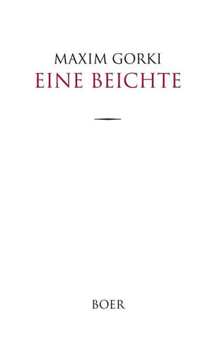 Eine Beichte