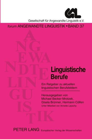 Linguistische Berufe
