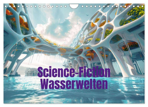 Science-Fiction Wasserwelten (Wandkalender 2026 DIN A4 quer), CALVENDO Monatskalender