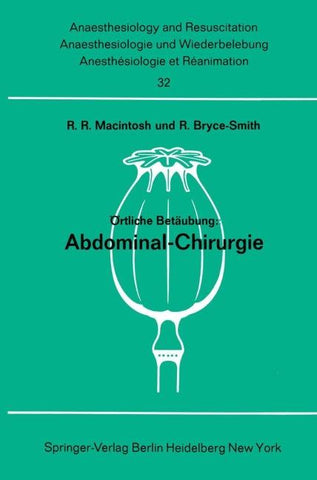 Örtliche Betäubung: Abdominal- Chirurgie
