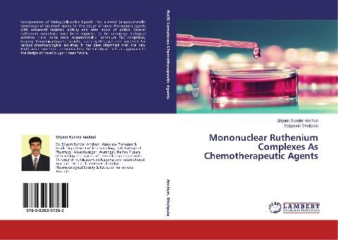 Mononuclear Ruthenium Complexes As Chemotherapeutic Agents