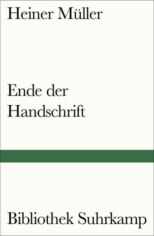 Ende der Handschrift