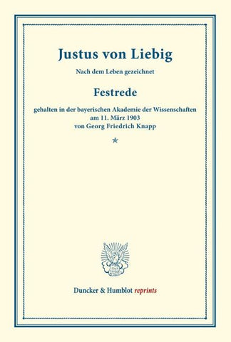 Justus von Liebig.