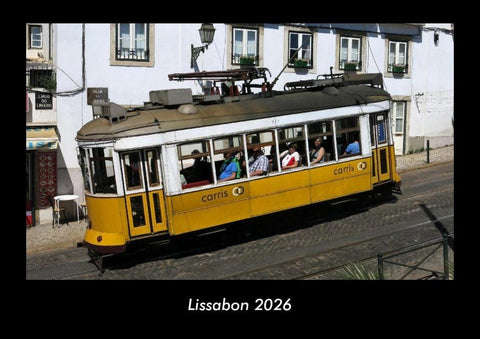 Lissabon 2026 Fotokalender DIN A3