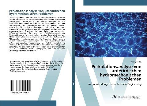 Perkolationsanalyse von unterirdischen hydromechanischen Problemen
