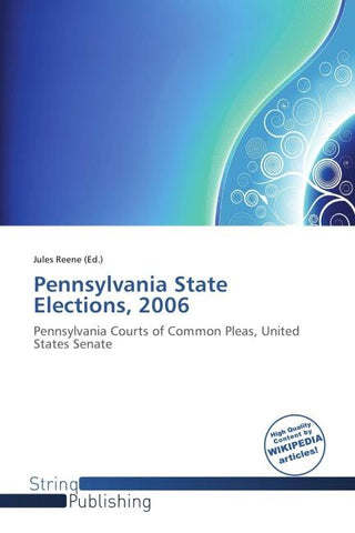 Pennsylvania State Elections, 2006