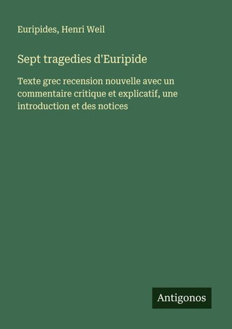 Sept tragedies d'Euripide