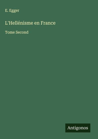L'Hellénisme en France