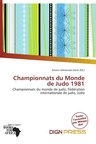 Championnats du Monde de Judo 1981