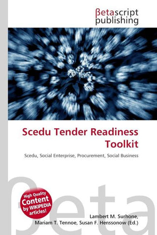 Scedu Tender Readiness Toolkit