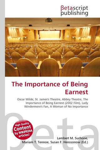 The Importance of Being Earnest