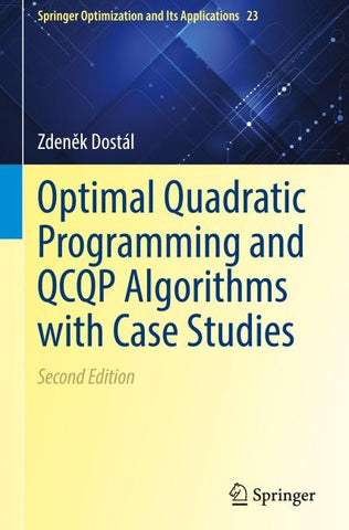 Optimal Quadratic Programming and QCQP Algorithms with Applications